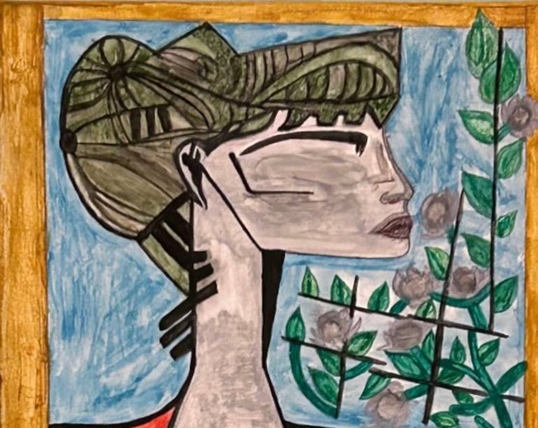 Original Abstract Women Painting by Athar Al - Faw By Fatima