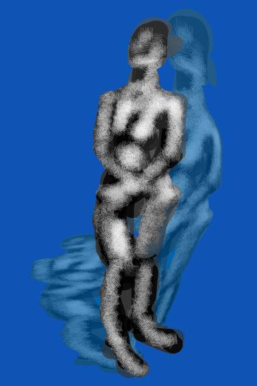Print of Figurative Nude Mixed Media by Peter Lang