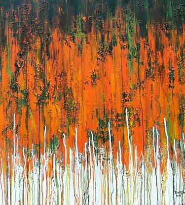 Original Abstract Paintings by Maryna Hromenko