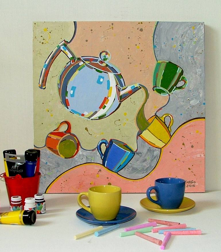 Original Fine Art Still Life Painting by Maryna Hromenko