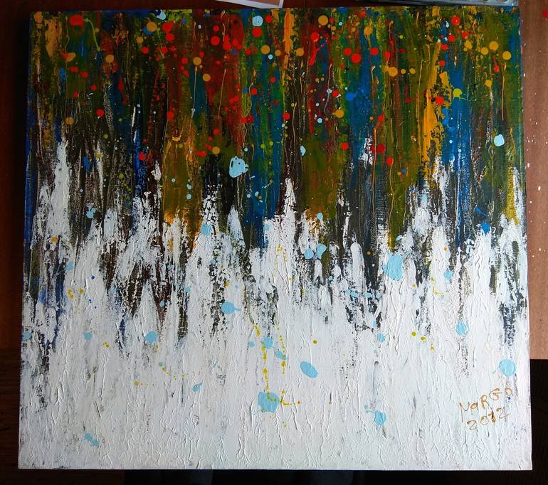Original Abstract Painting by Maryna Hromenko