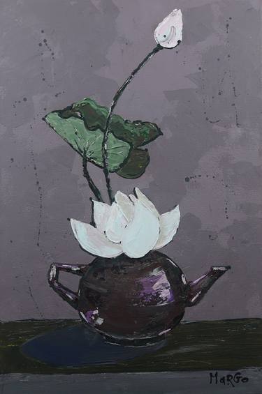 Original Fine Art Still Life Paintings by Maryna Hromenko