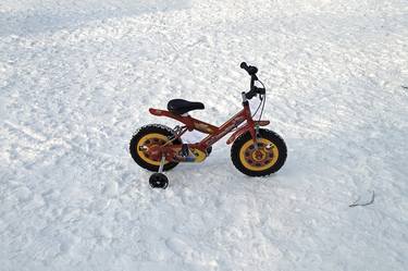 Red Bike In SNow thumb