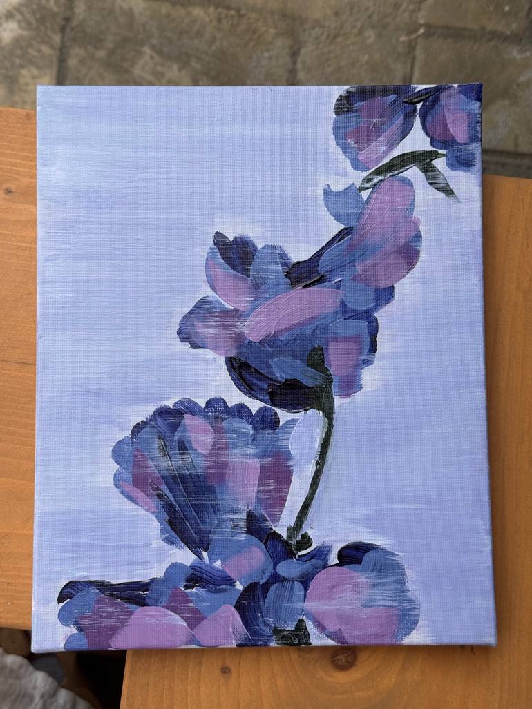Original Abstract Expressionism Abstract Painting by Elle Rosenfeld
