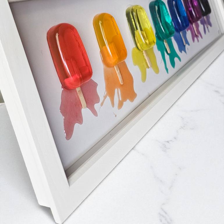 Original Pop Art Food & Drink Sculpture by Helen F