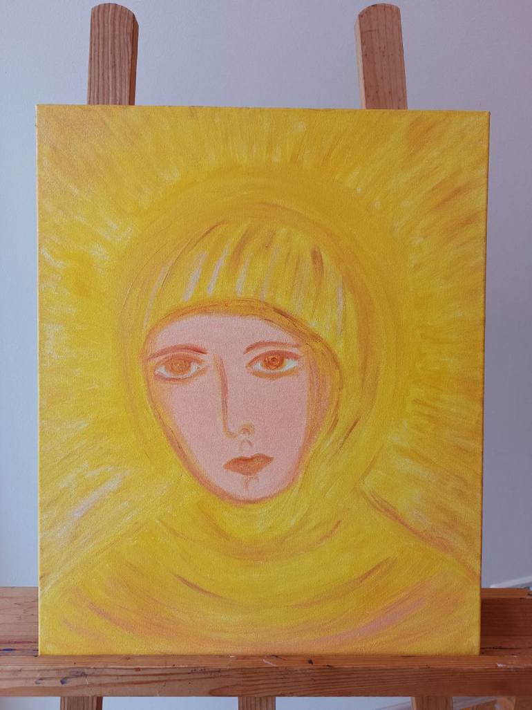 Original Symbolism Religion Painting by Olga Tkachenko