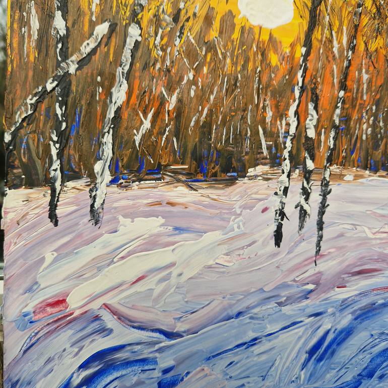 Original Contemporary Landscape Painting by Evgeniya Ersoy