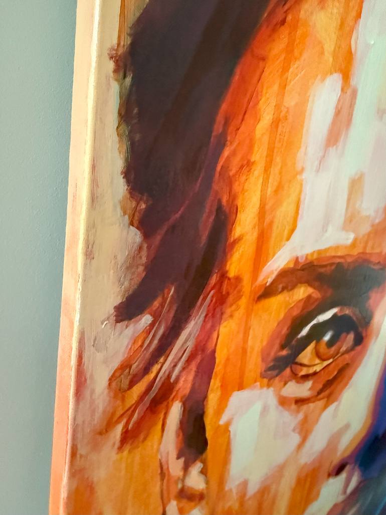 Original Expressionism Women Painting by Micjan Art