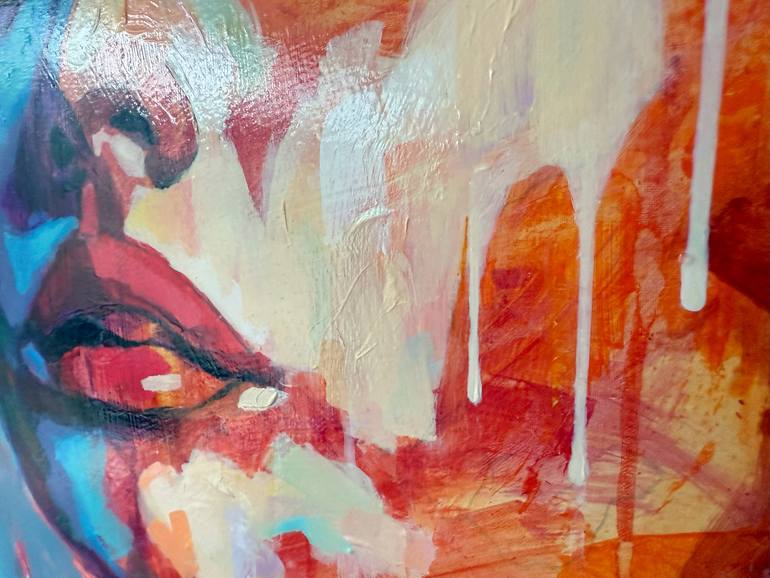 Original Contemporary Women Painting by Micjan Art