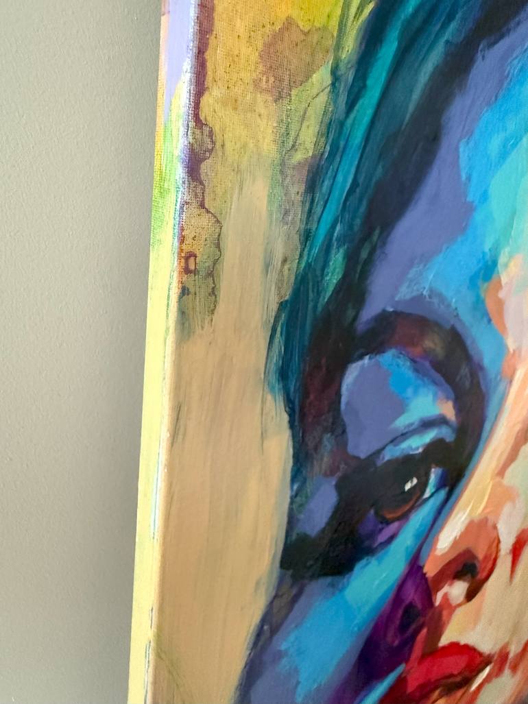 Original Contemporary Women Painting by Micjan Art