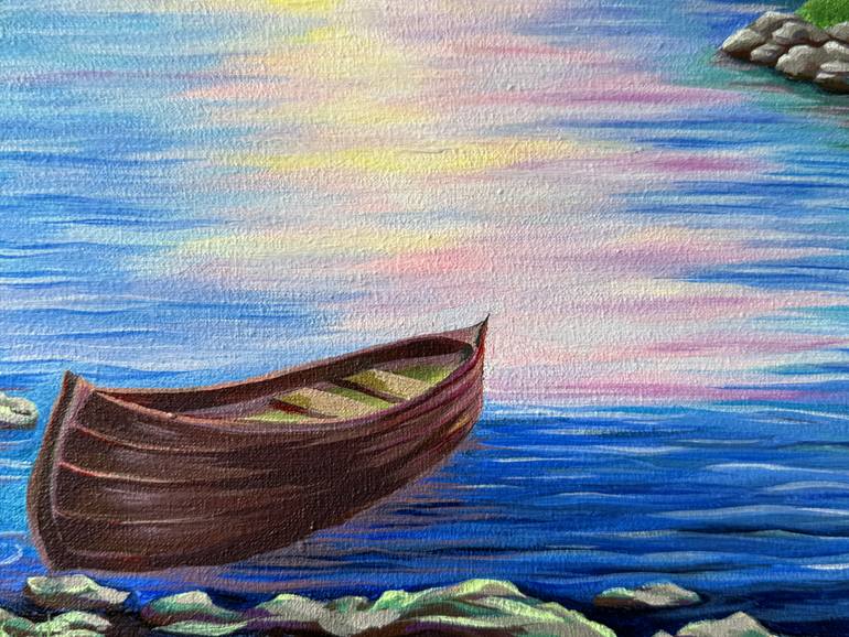 Original Impressionism Landscape Painting by Anastasiia Denysiuk