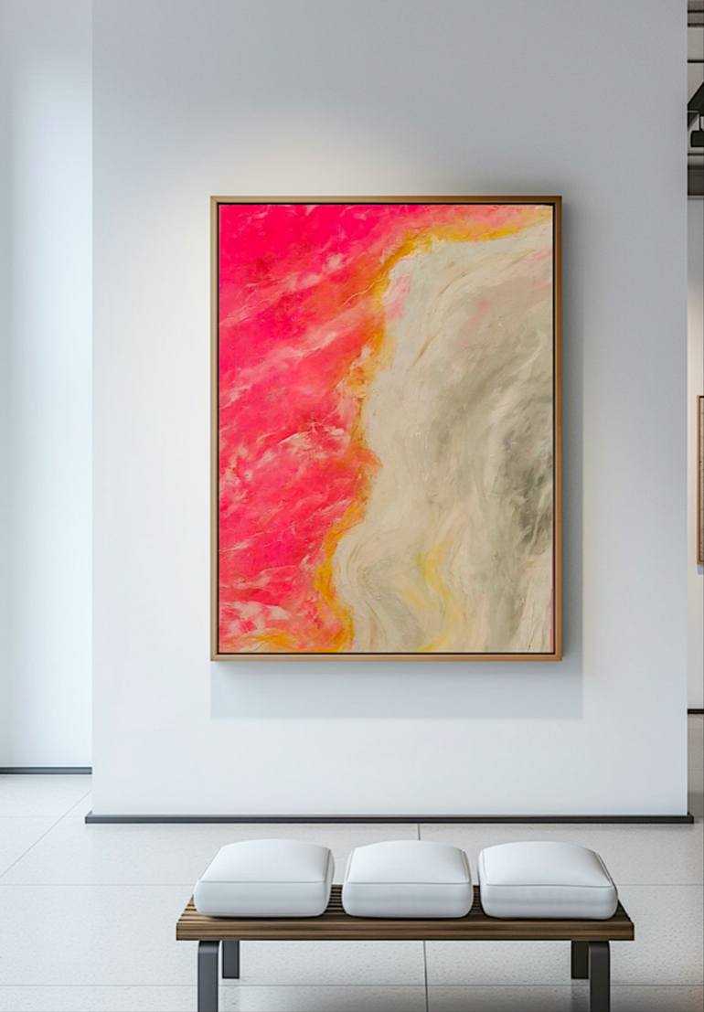 Original Abstract Expressionism Abstract Painting by Jimena Romo