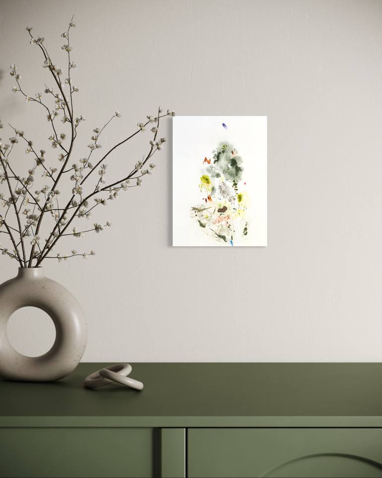 Original Contemporary Botanic Mixed Media by Gitta Pardoel
