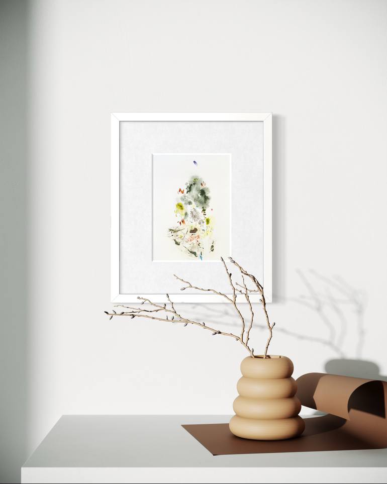 Original Contemporary Botanic Mixed Media by Gitta Pardoel