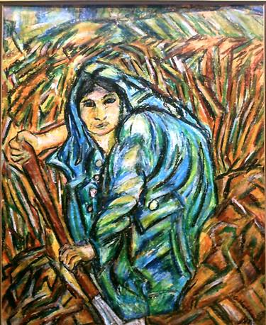 woman working in the field thumb