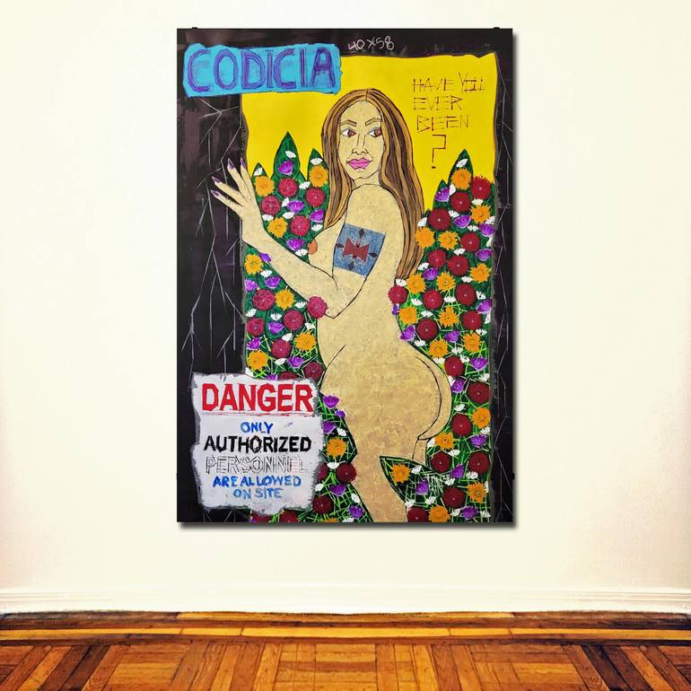 Original Pop Art Nature Painting by Franck De Las Mercedes