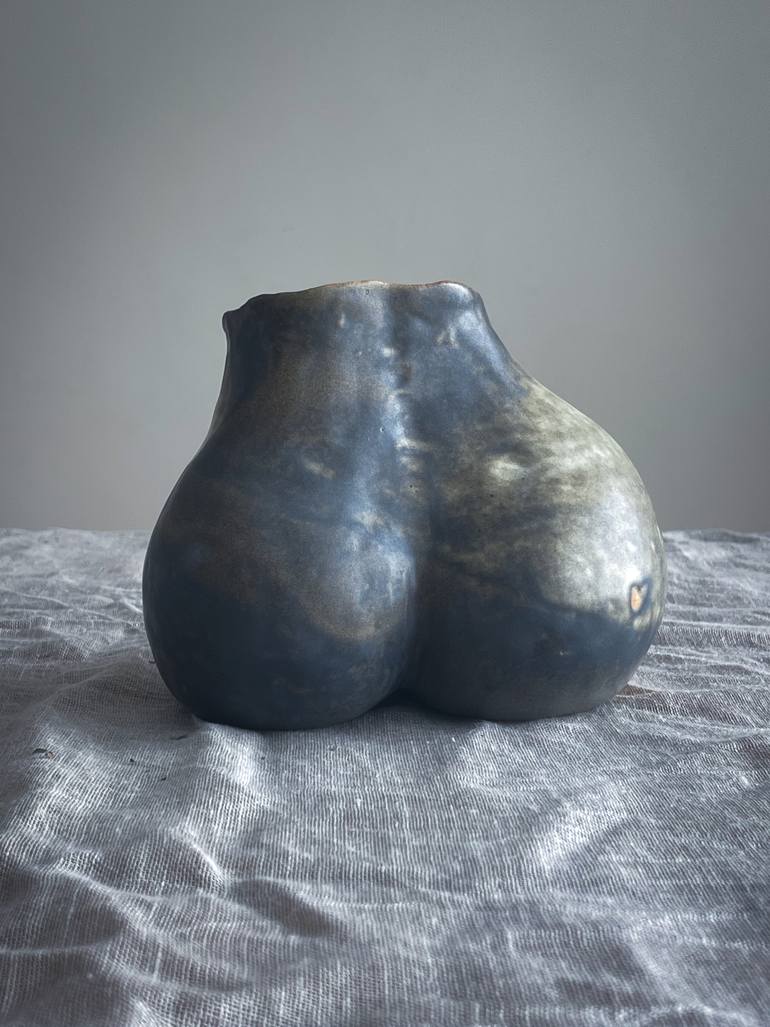 Original Black & White Abstract Sculpture by Natasha Yaroshenko