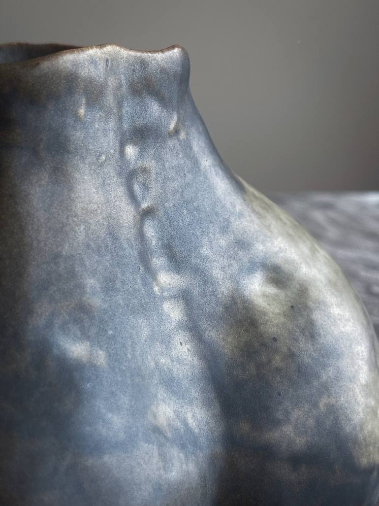 Original Black & White Abstract Sculpture by Natasha Yaroshenko