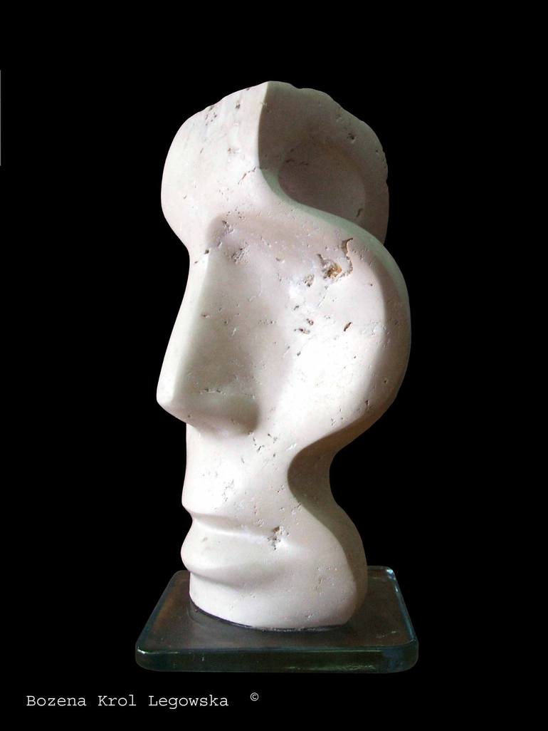 Original Abstract Sculpture by Bozena Krol Legowska