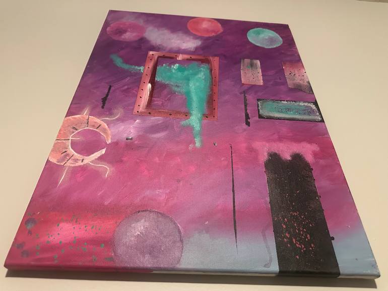 Original Expressionism Abstract Painting by Michael Decosta