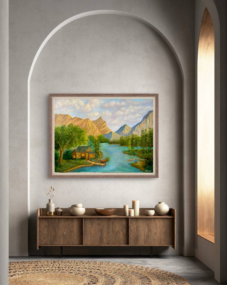 Original Contemporary Landscape Painting by Ellie Vo