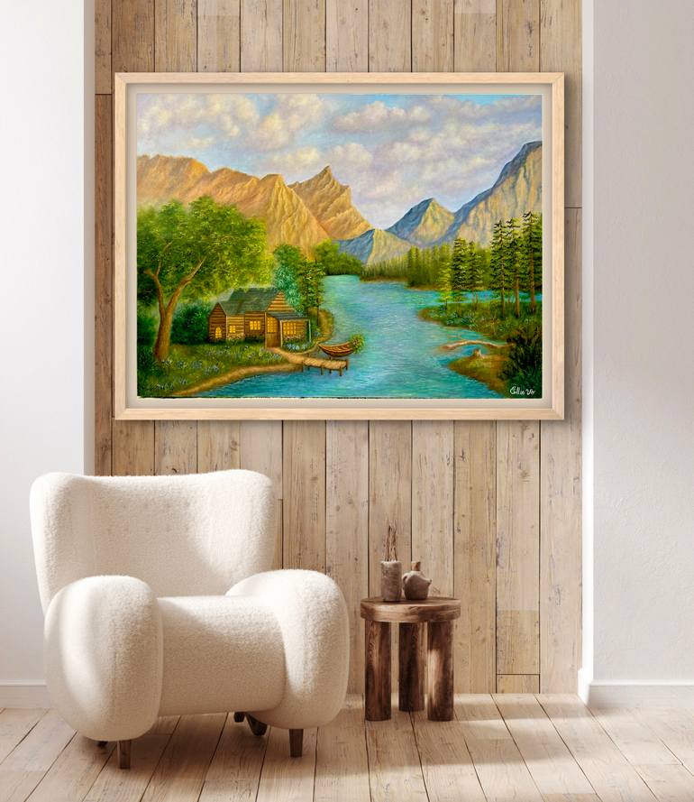 Original Contemporary Landscape Painting by Ellie Vo