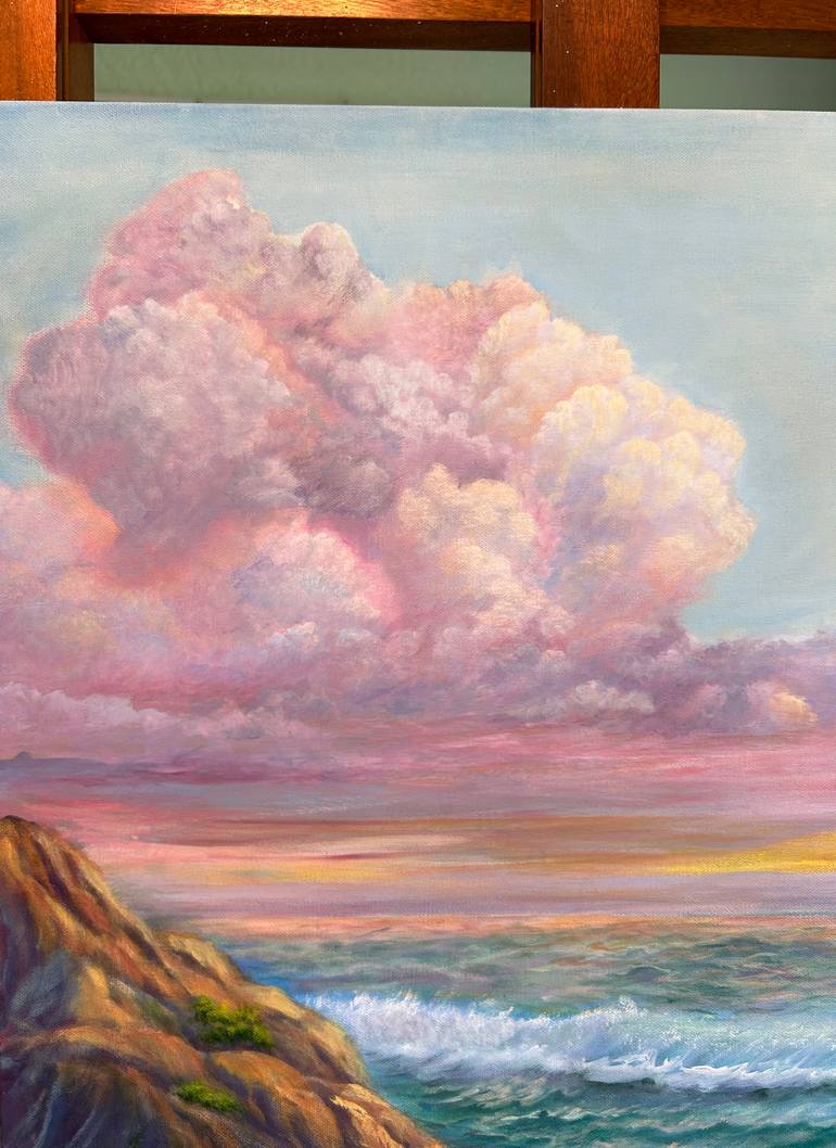 Original Realism Seascape Painting by Ellie Vo