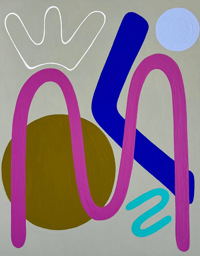 Original Contemporary Abstract Painting by Theresa Hong