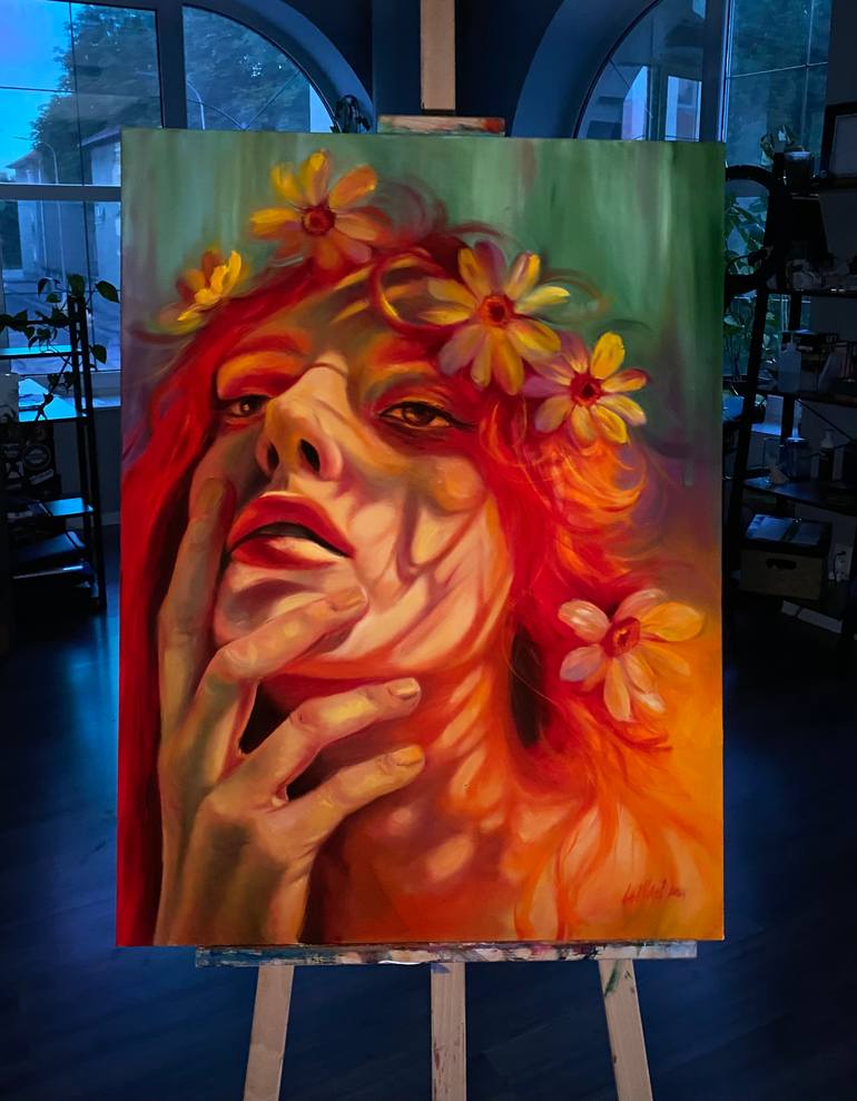 Original Contemporary Body Painting by EšEk Csilla