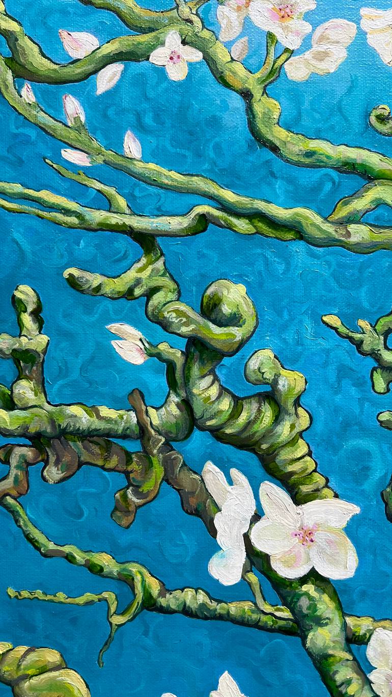 Original Impressionism Floral Painting by Rob Gardiner