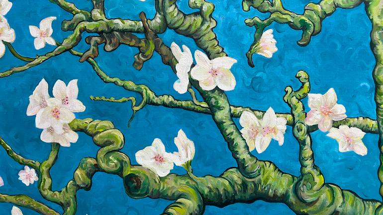 Original Impressionism Floral Painting by Rob Gardiner
