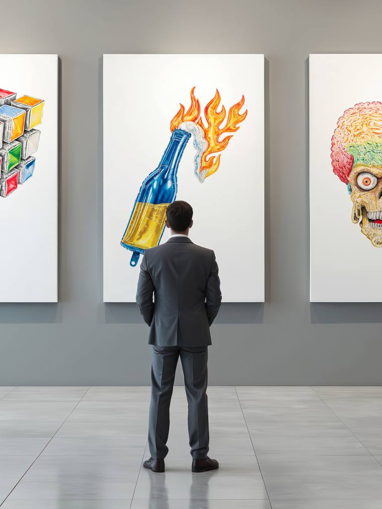 Original Contemporary Politics Drawing by Rob Gardiner