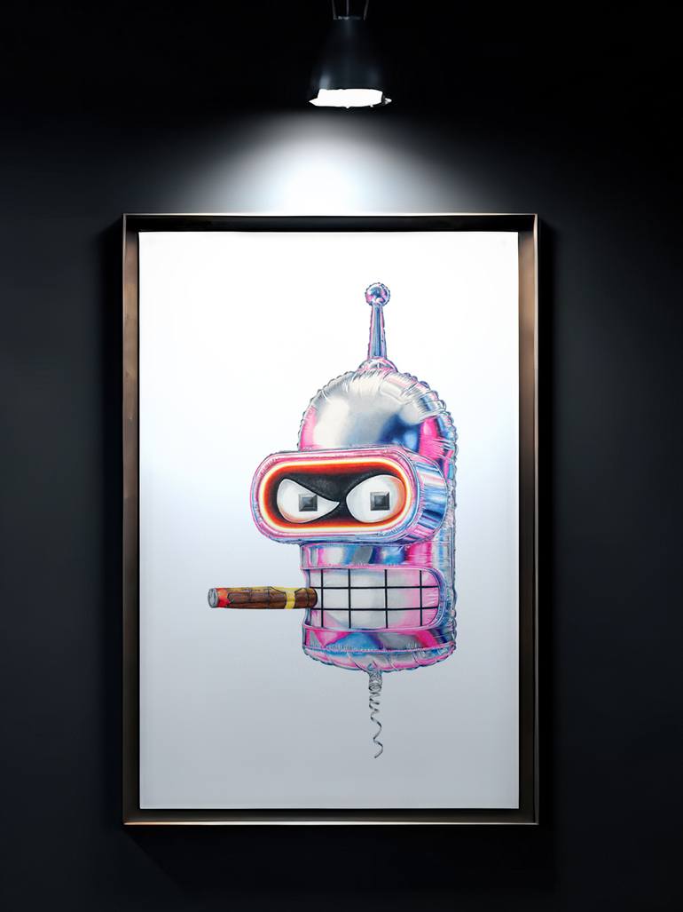Original Contemporary Cartoon Drawing by Rob Gardiner