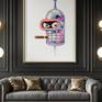 Rob_Gardiner Drawing Wall Poster Disco_Bender