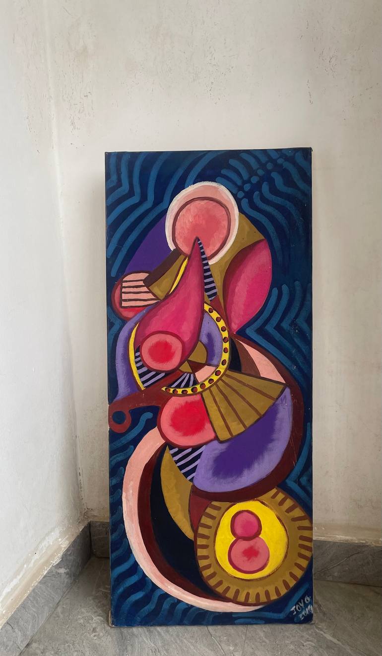 Original Abstract Expressionism Abstract Painting by Joy Ohiro