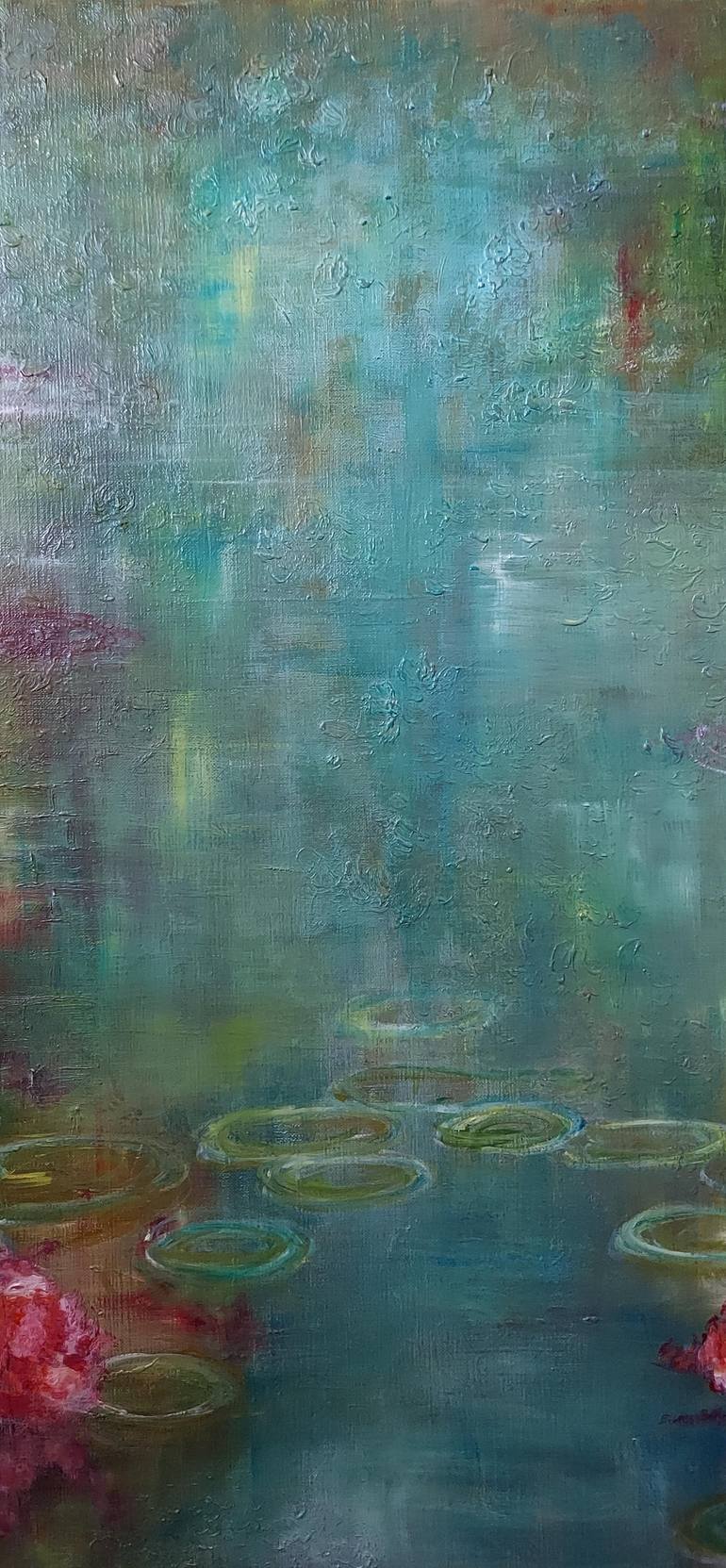 Original Abstract Landscape Painting by Koko Minato