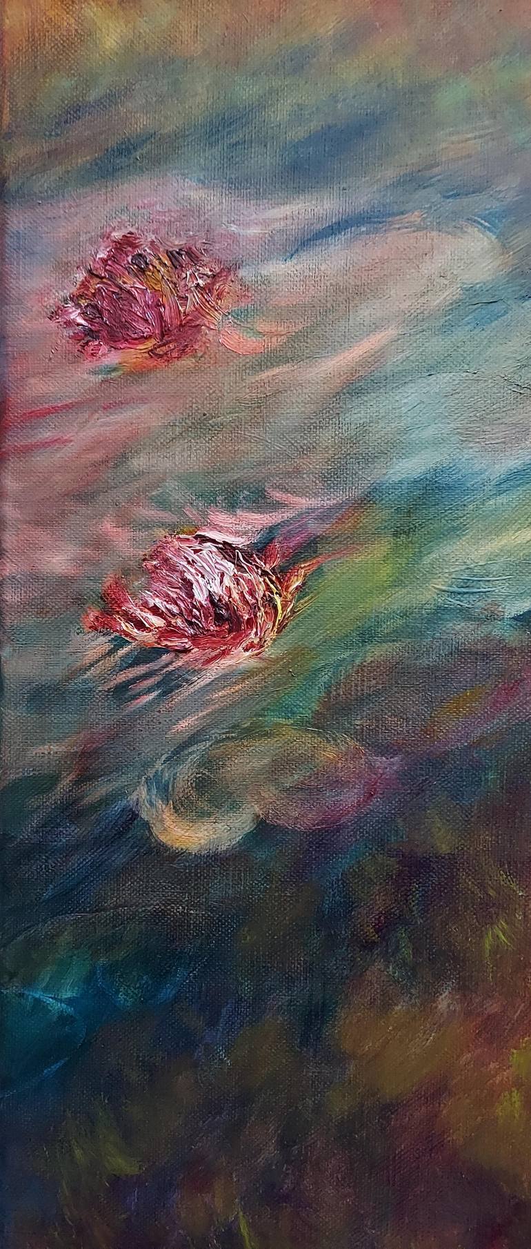 Original Abstract Landscape Painting by Koko Minato