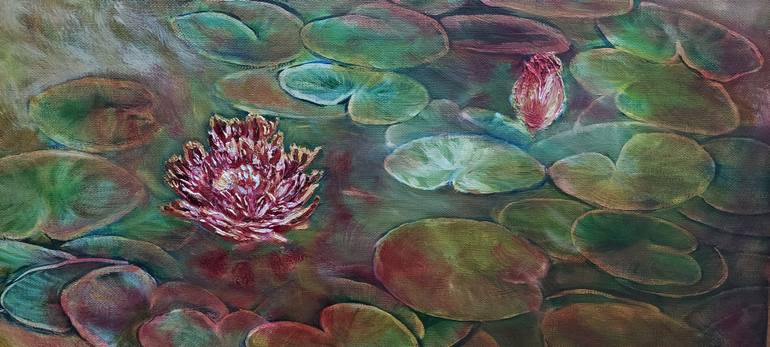 Original Abstract Landscape Painting by Koko Minato