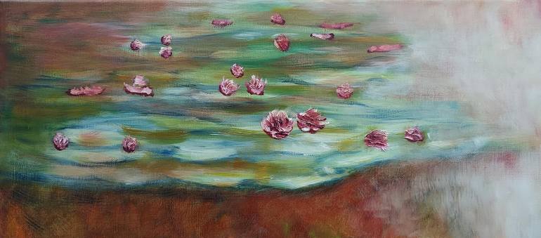 Original Abstract Landscape Painting by Koko Minato