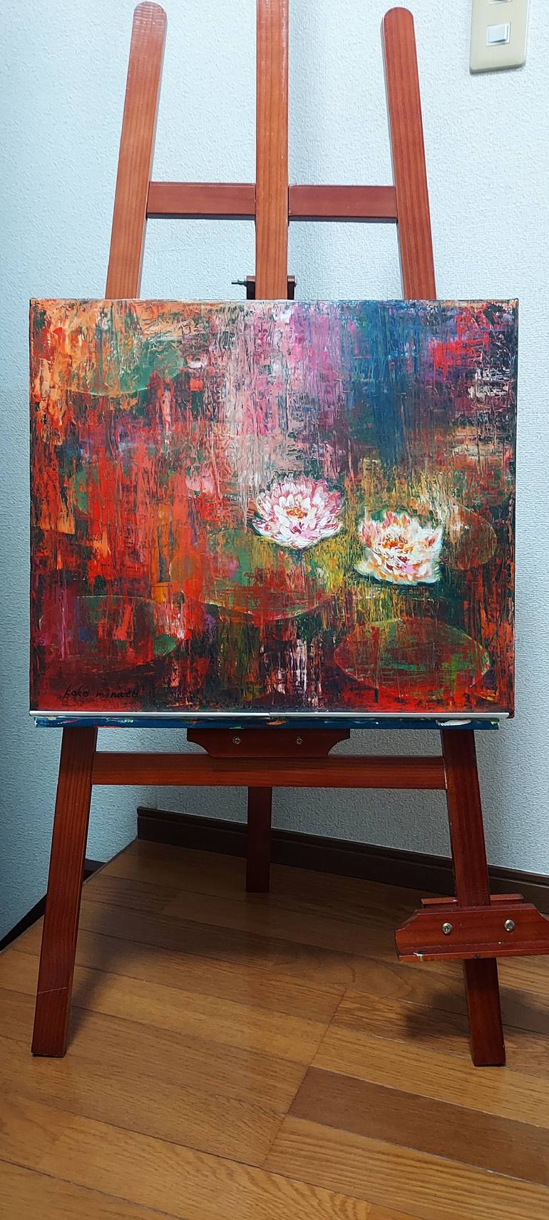 Original Abstract Landscape Painting by Koko Minato