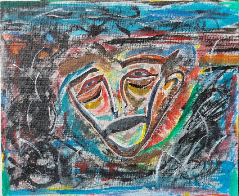 Original Abstract Expressionism Abstract Painting by From X Future