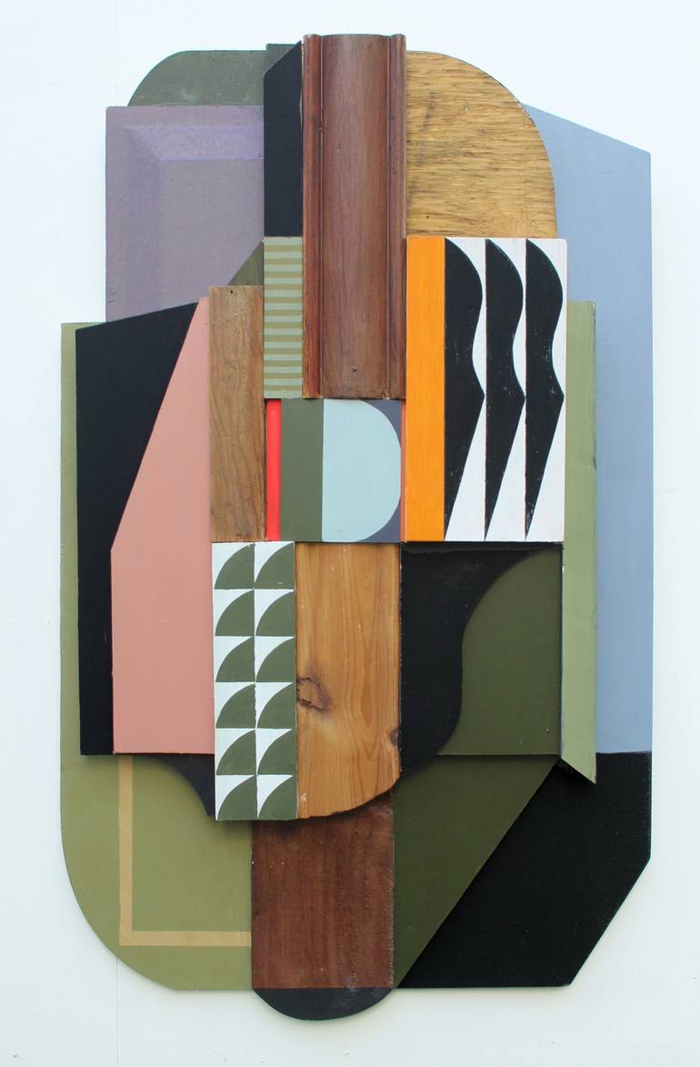 Original Art Deco Abstract Sculpture by Liam Hennessy