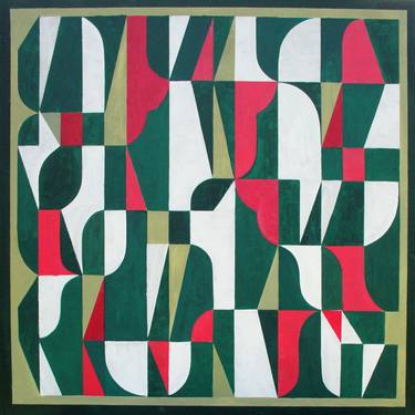 Original Art Deco Abstract Paintings by Liam Hennessy