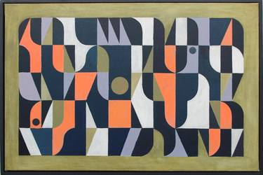 Original Cubism Abstract Paintings by Liam Hennessy