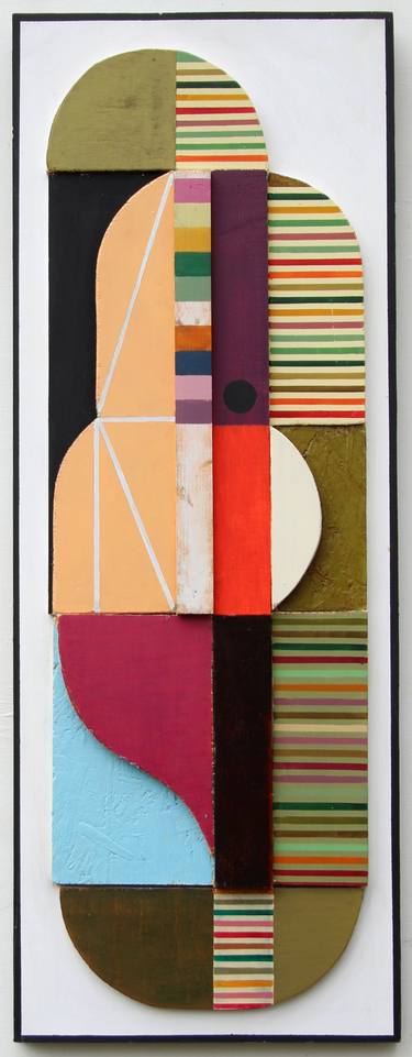 Original Folk Abstract Painting by Liam Hennessy