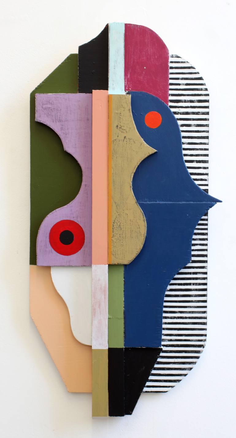Original Art Deco Abstract Sculpture by Liam Hennessy