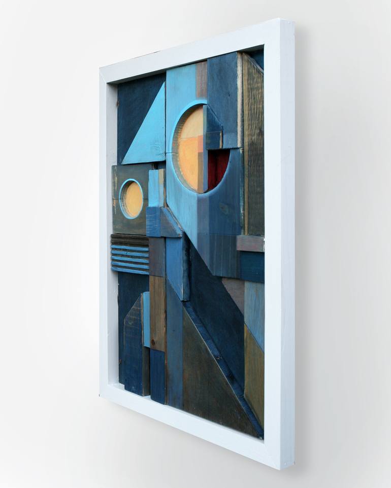 Original Art Deco Abstract Painting by Liam Hennessy
