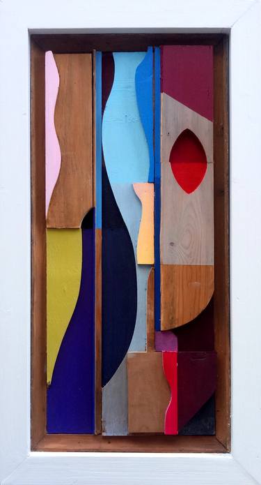 Original Art Deco Abstract Sculpture by Liam Hennessy