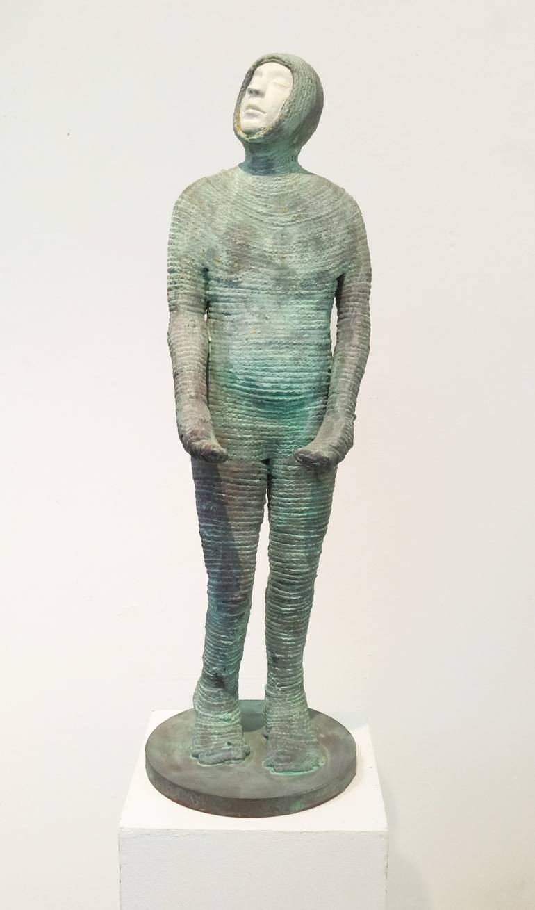 Original Figurative People Sculpture by Liam Hennessy