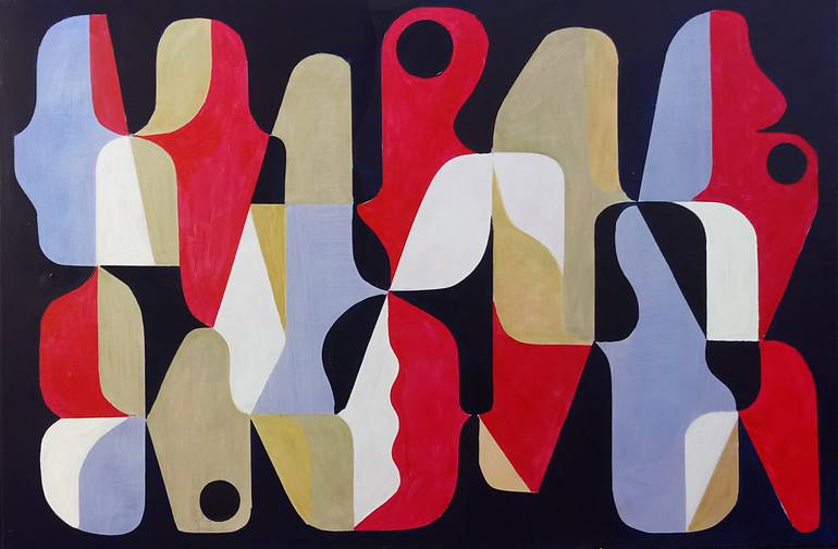 Original Modern Abstract Paintings by Liam Hennessy